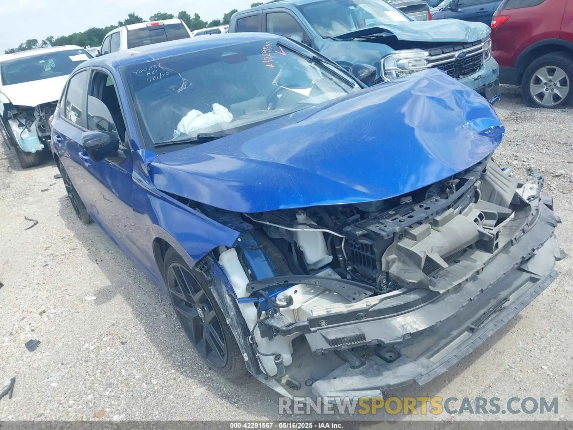 1 fotografías del automóvil dañado 2HGFE2F57RH564474 HONDA CIVIC 2024