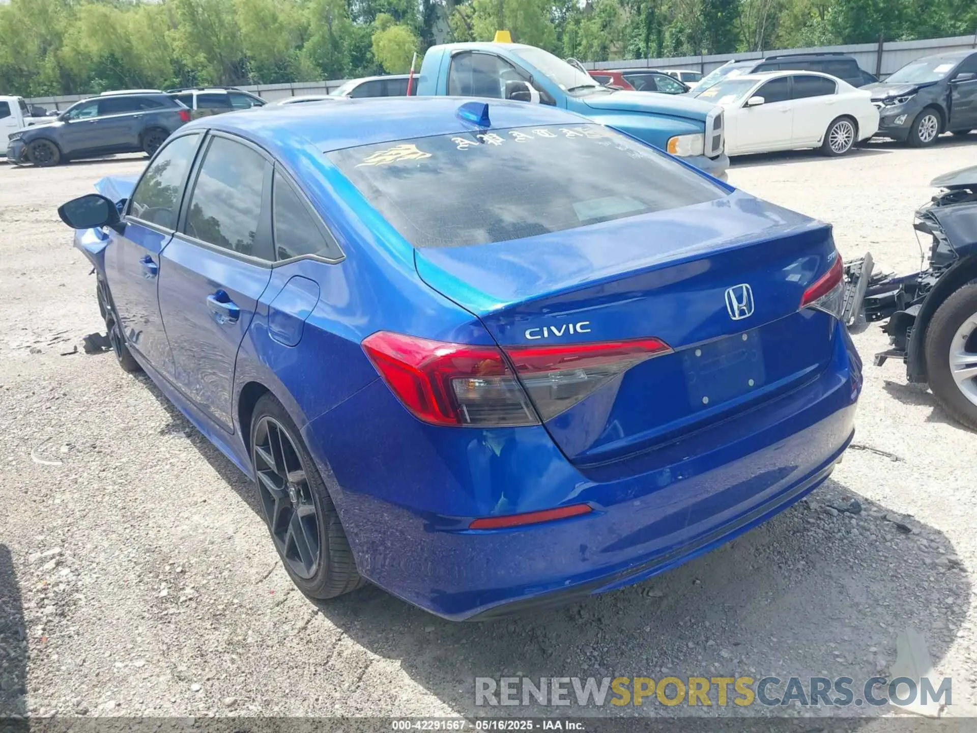 3 fotografías del automóvil dañado 2HGFE2F57RH564474 HONDA CIVIC 2024