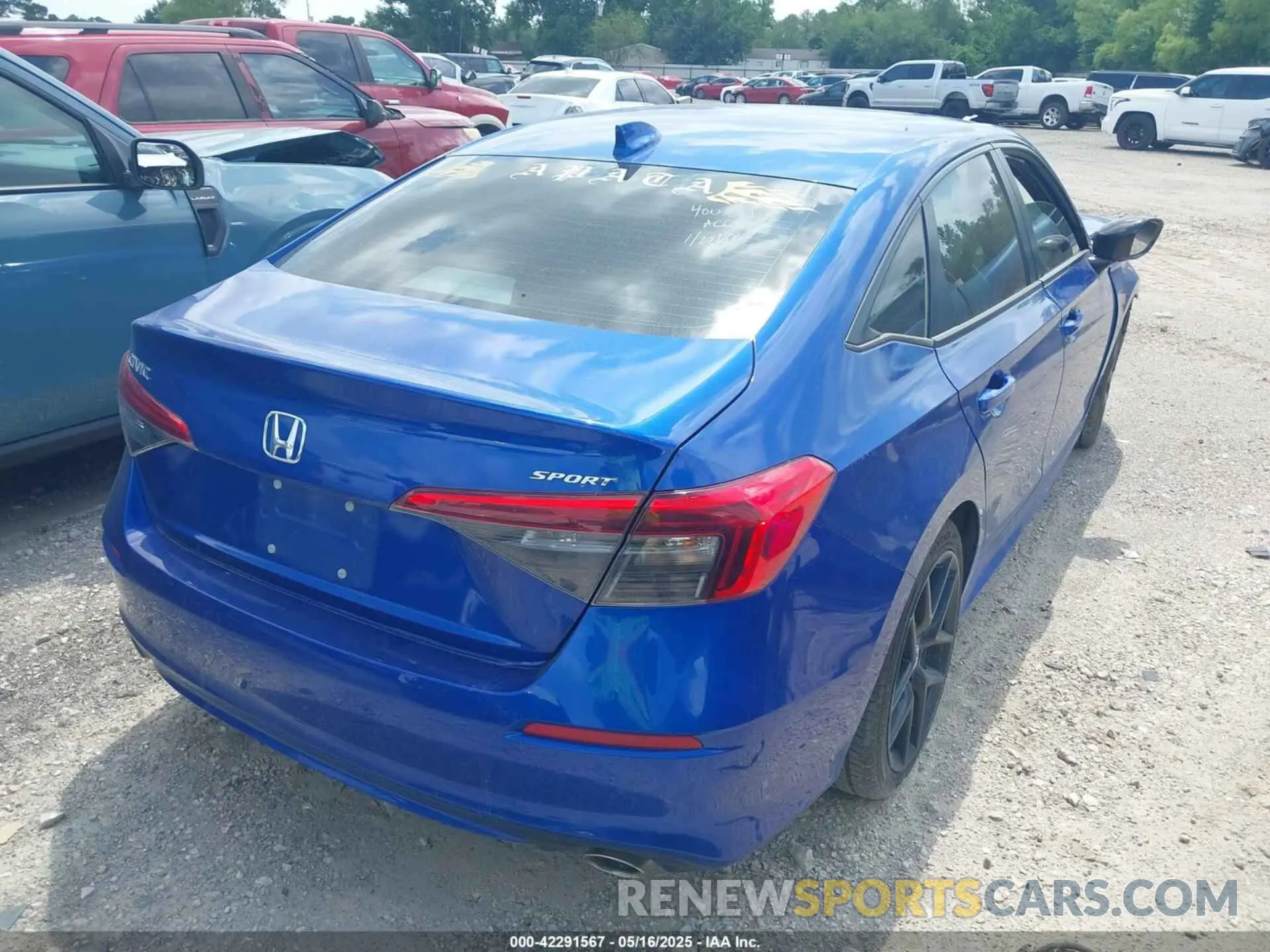 4 fotografías del automóvil dañado 2HGFE2F57RH564474 HONDA CIVIC 2024
