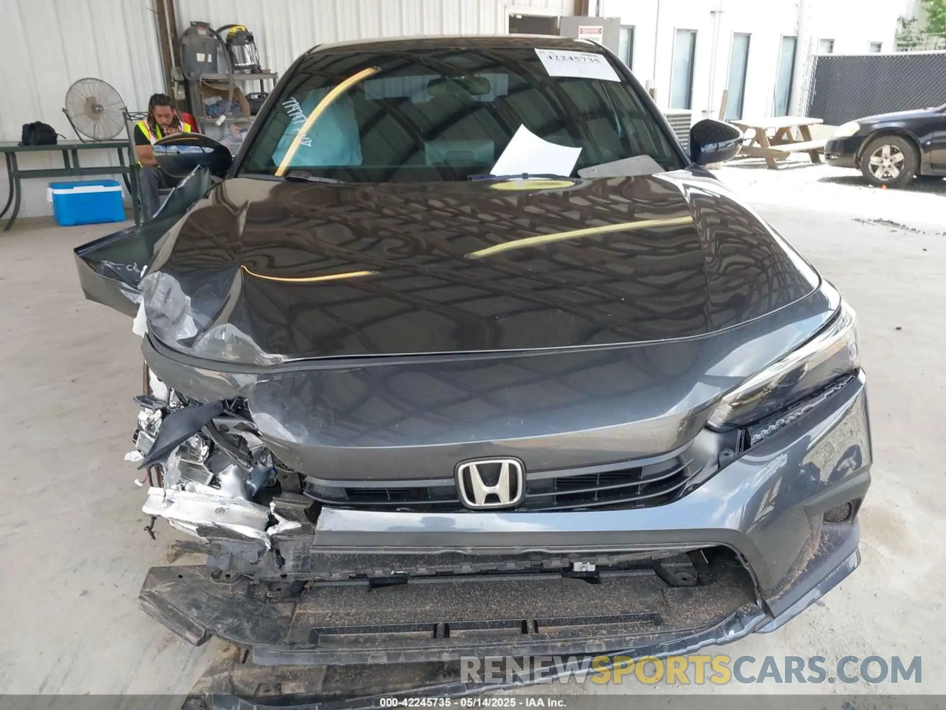 12 fotografías del automóvil dañado 2HGFE2F57RH569044 HONDA CIVIC 2024