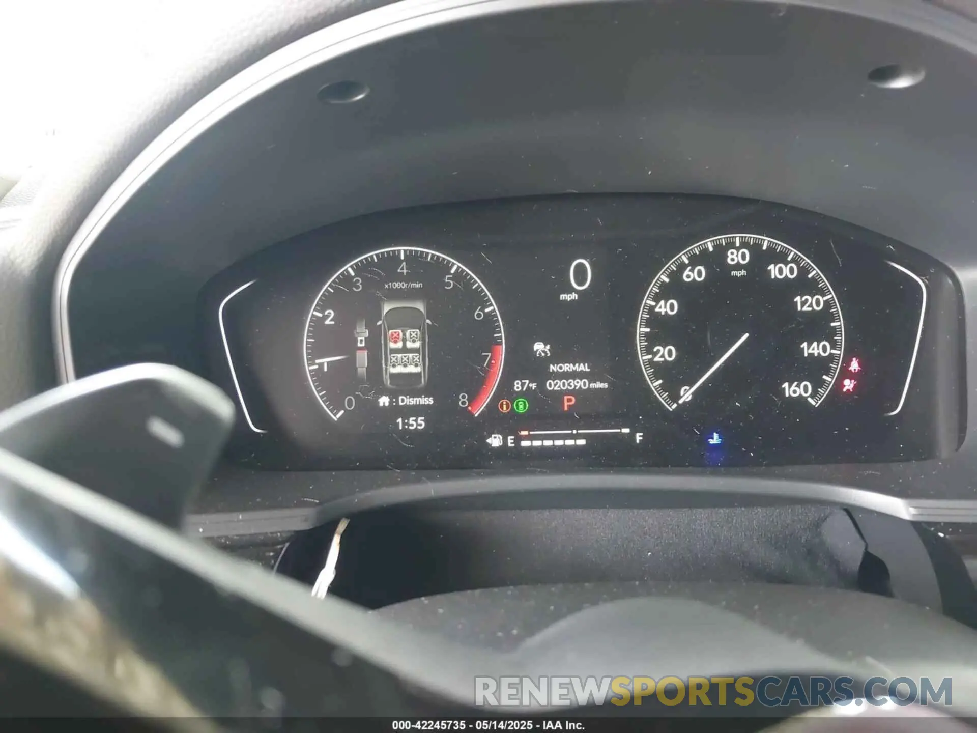 7 fotografías del automóvil dañado 2HGFE2F57RH569044 HONDA CIVIC 2024