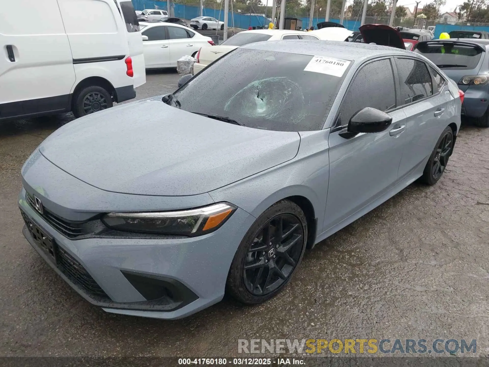 2 fotografías del automóvil dañado 2HGFE2F57RH574485 HONDA CIVIC 2024