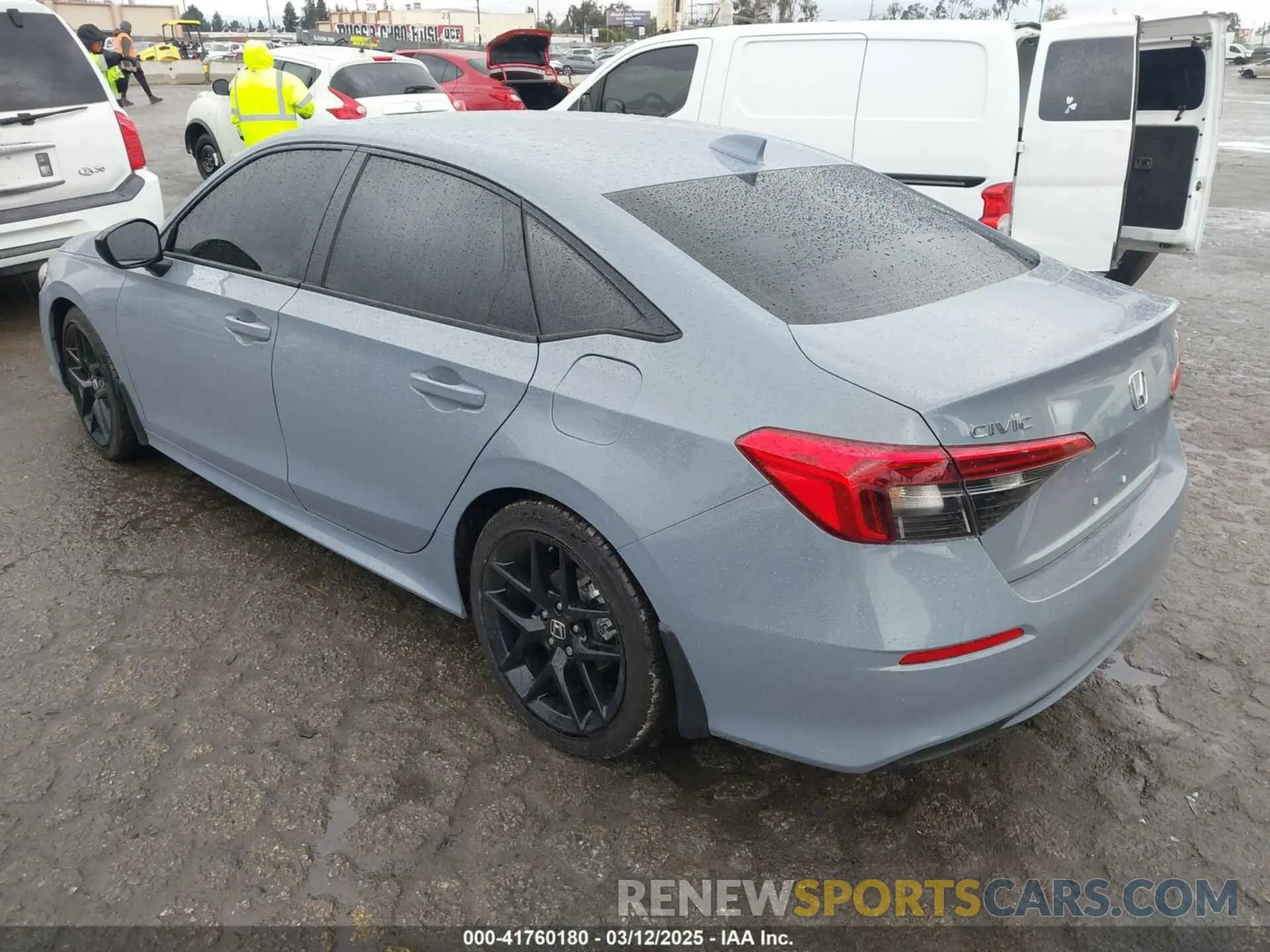 3 fotografías del automóvil dañado 2HGFE2F57RH574485 HONDA CIVIC 2024