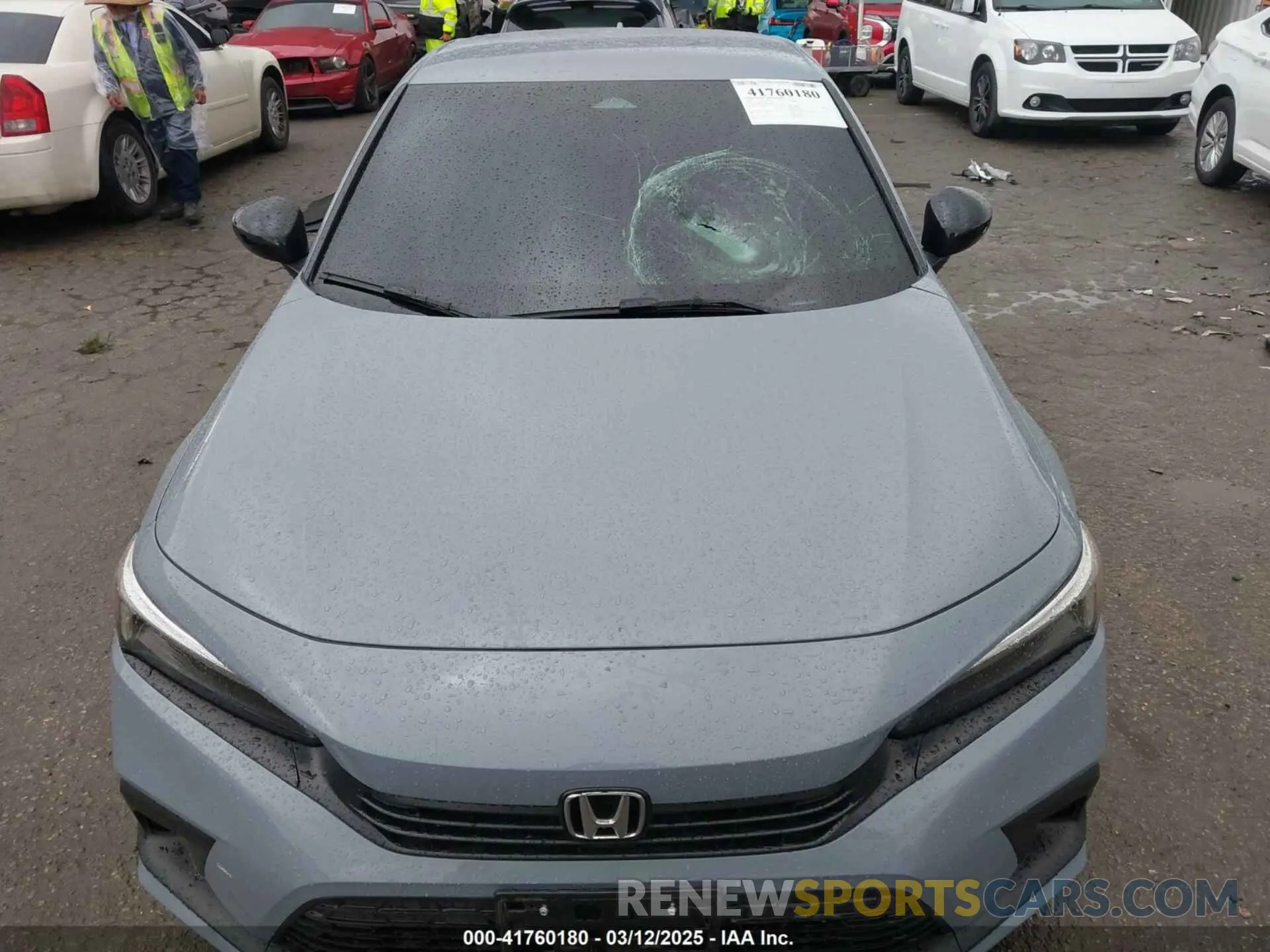 6 fotografías del automóvil dañado 2HGFE2F57RH574485 HONDA CIVIC 2024