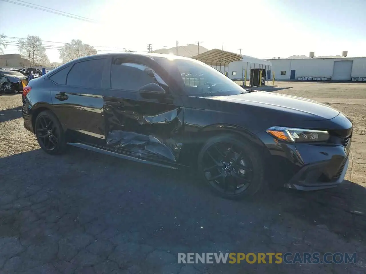 4 fotografías del automóvil dañado 2HGFE2F57RH580139 HONDA CIVIC 2024