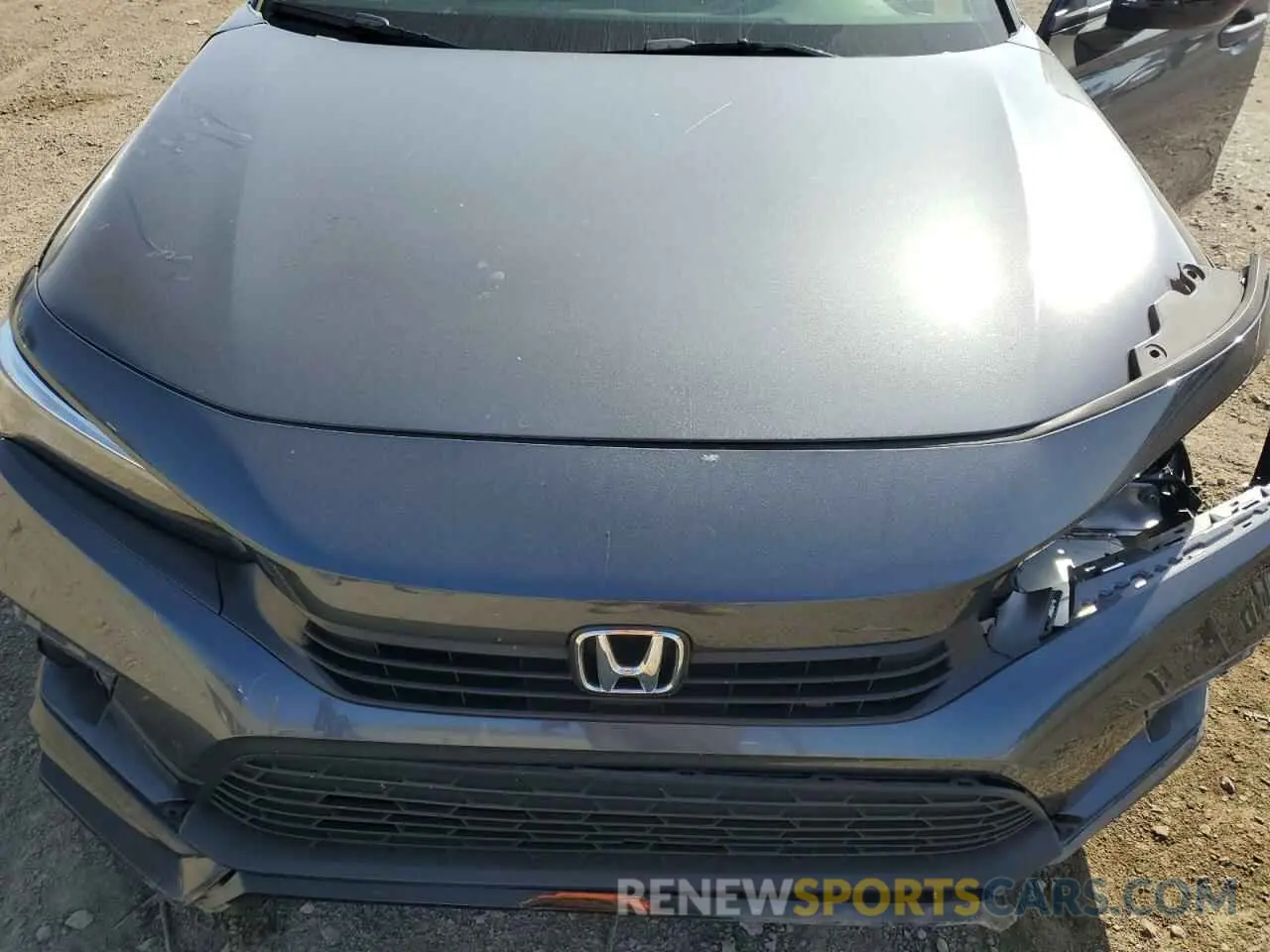 11 fotografías del automóvil dañado 2HGFE2F57RH586278 HONDA CIVIC 2024