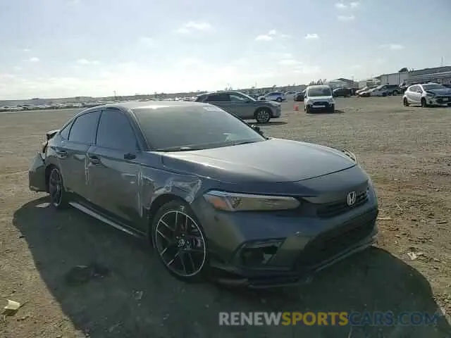 13 fotografías del automóvil dañado 2HGFE2F57RH586278 HONDA CIVIC 2024