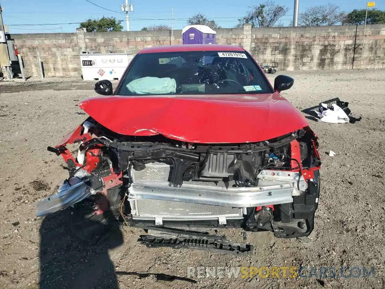 5 fotografías del automóvil dañado 2HGFE2F57RH590573 HONDA CIVIC 2024