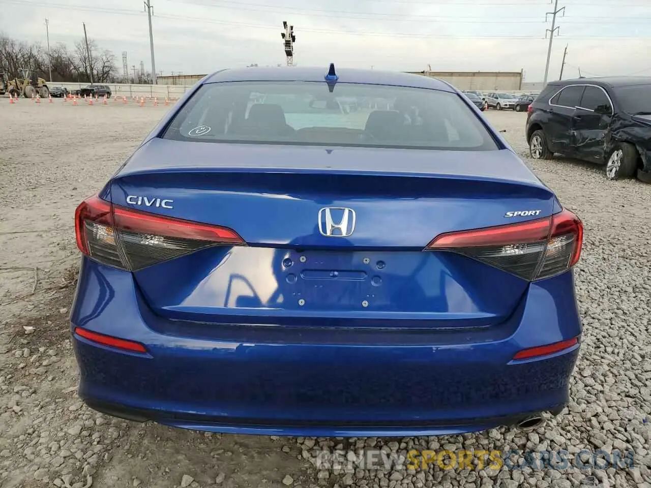 6 fotografías del automóvil dañado 2HGFE2F57RH594946 HONDA CIVIC 2024
