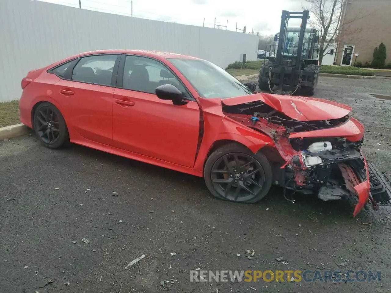 4 fotografías del automóvil dañado 2HGFE2F57RH596504 HONDA CIVIC 2024