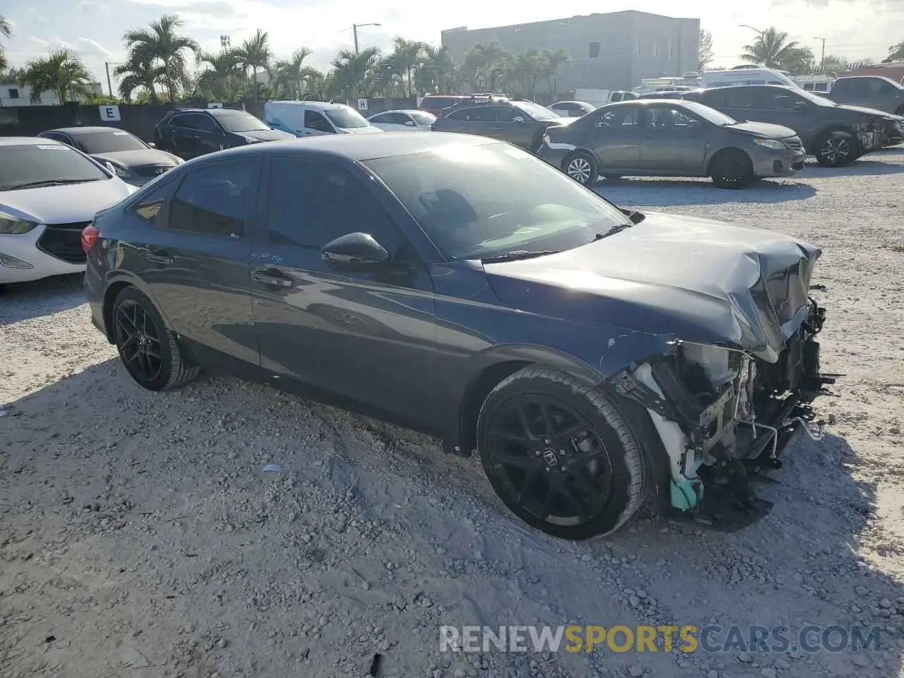 4 fotografías del automóvil dañado 2HGFE2F58RH511315 HONDA CIVIC 2024