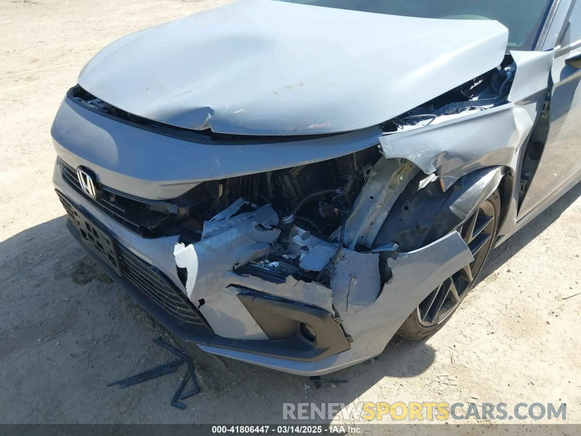 6 fotografías del automóvil dañado 2HGFE2F58RH511881 HONDA CIVIC 2024