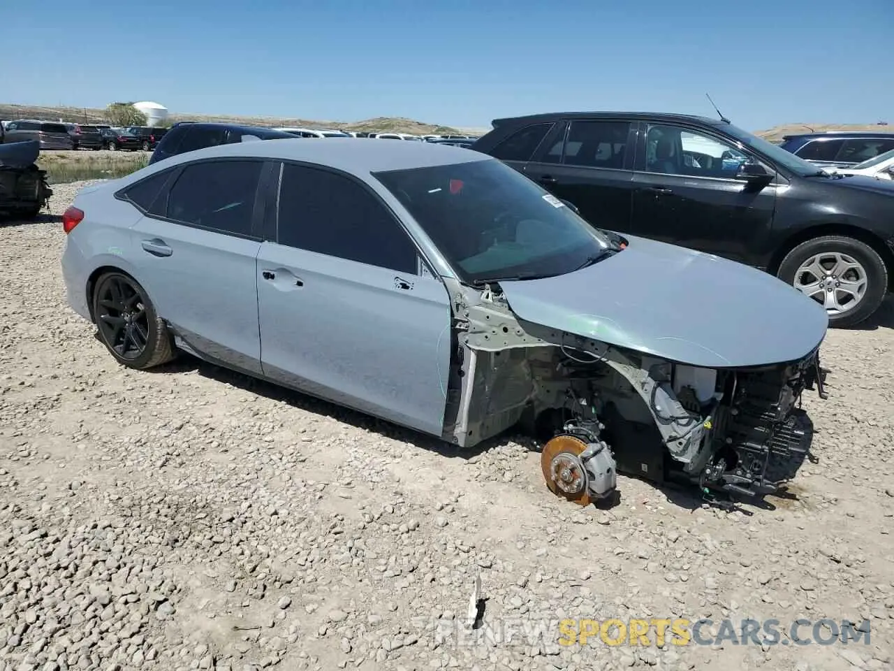 4 fotografías del automóvil dañado 2HGFE2F58RH558442 HONDA CIVIC 2024