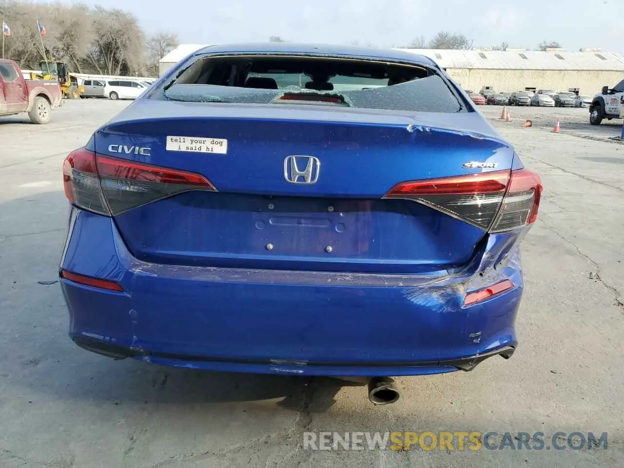 6 fotografías del automóvil dañado 2HGFE2F58RH563866 HONDA CIVIC 2024