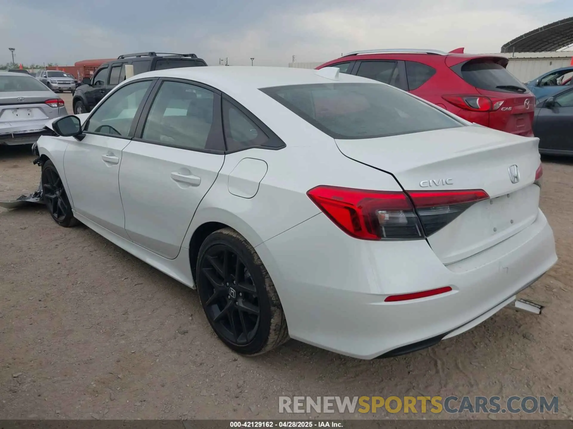 3 fotografías del automóvil dañado 2HGFE2F58RH589187 HONDA CIVIC 2024