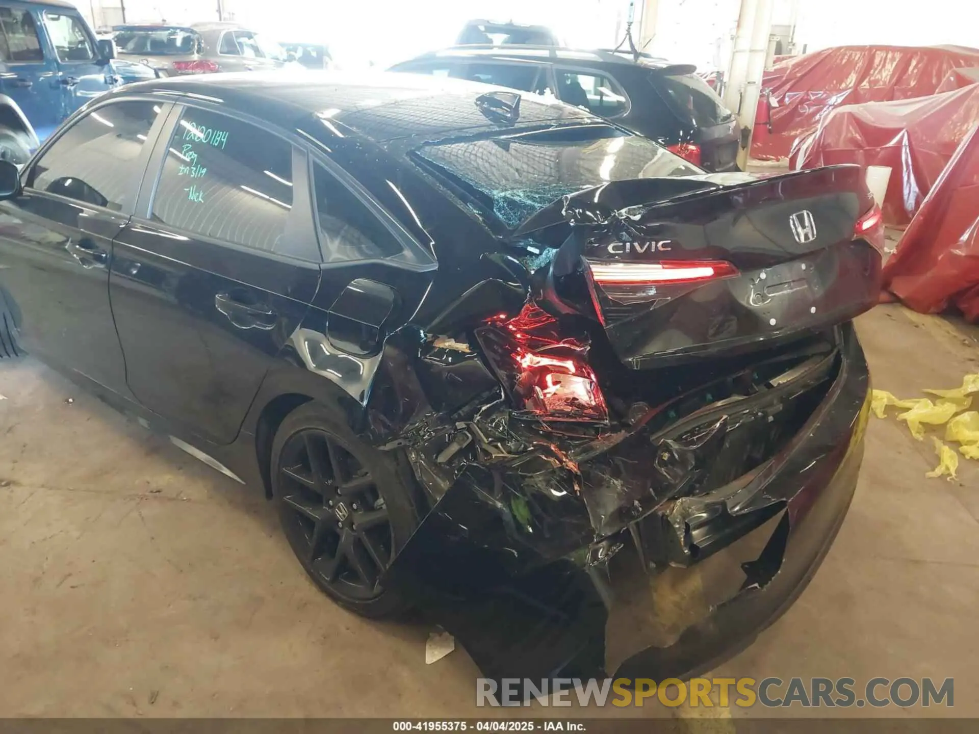 6 fotografías del automóvil dañado 2HGFE2F58RH589660 HONDA CIVIC 2024