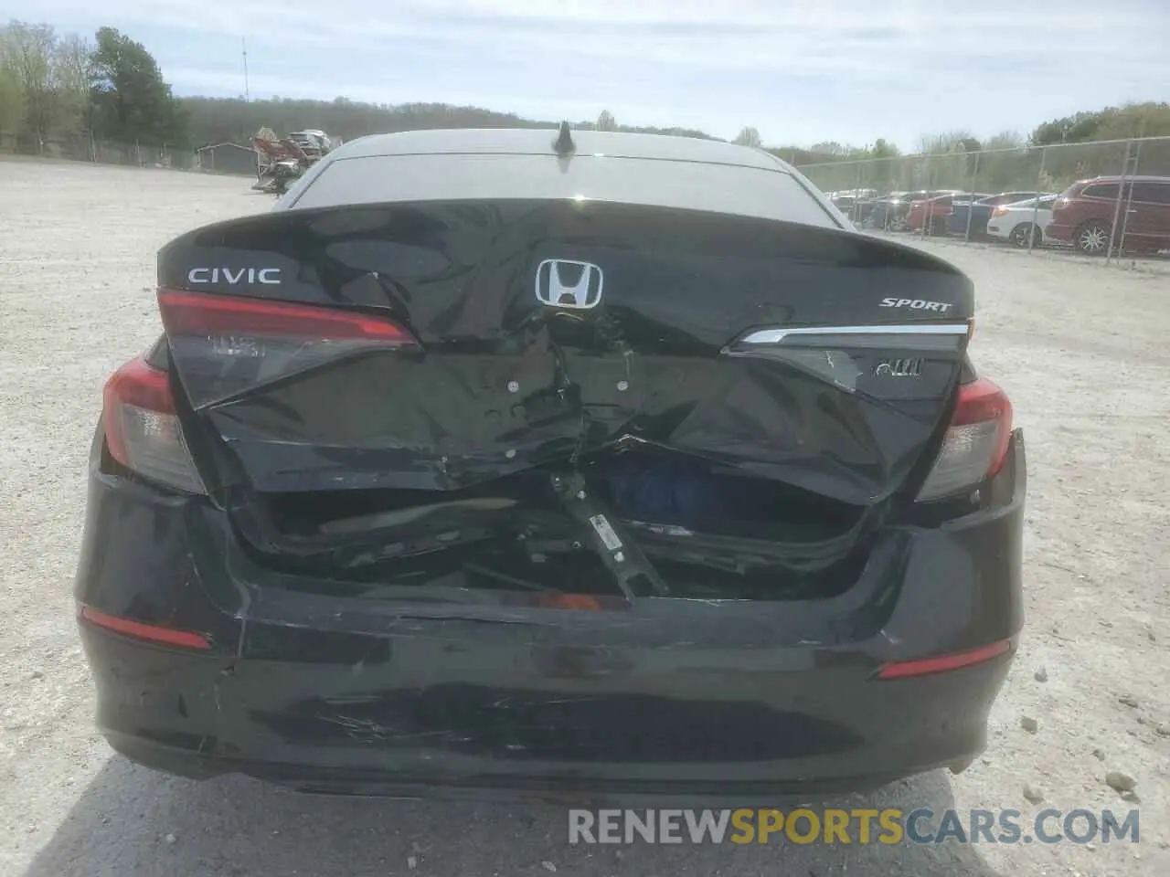 6 fotografías del automóvil dañado 2HGFE2F58RH593076 HONDA CIVIC 2024