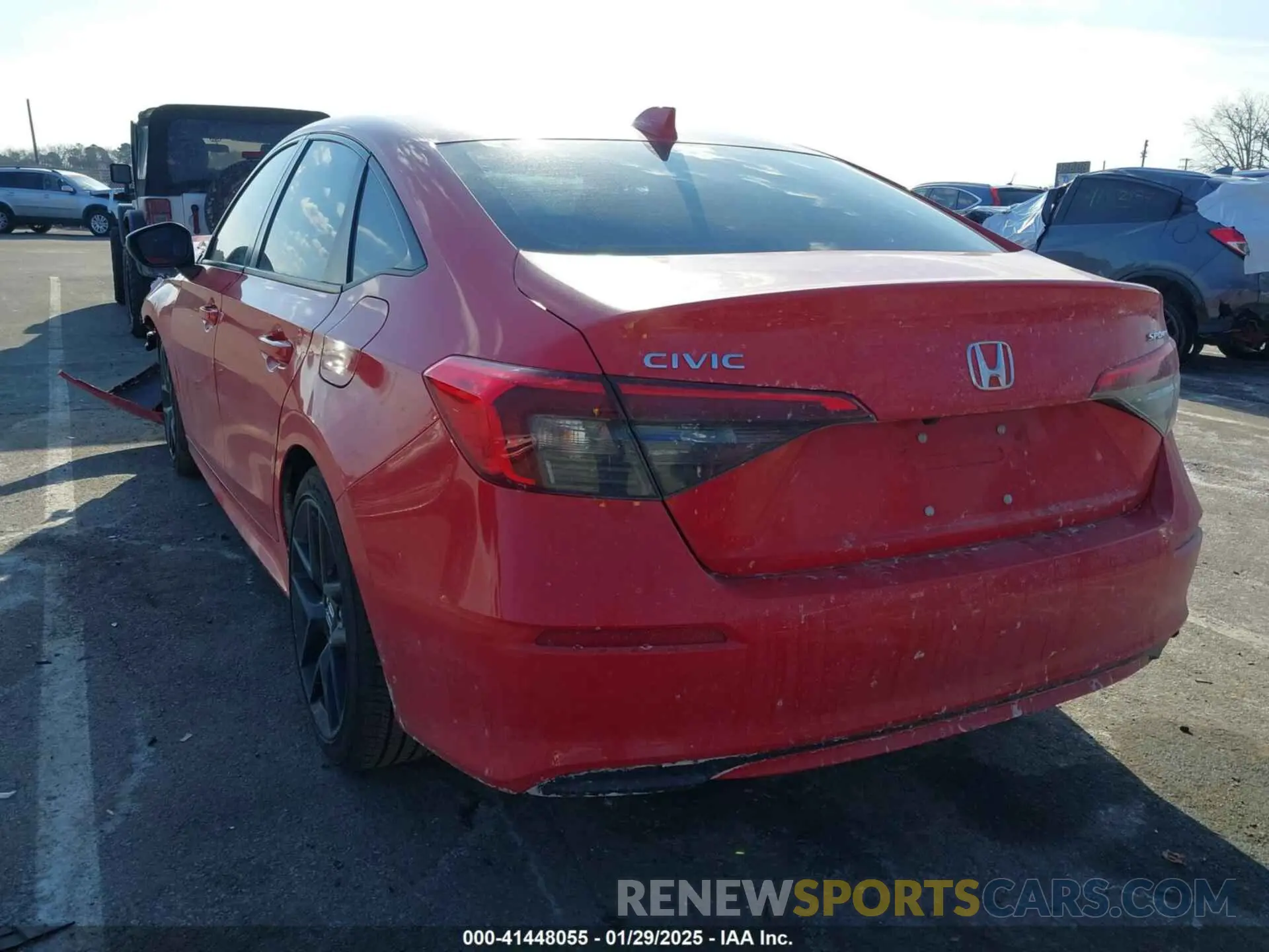 3 fotografías del automóvil dañado 2HGFE2F59RH502185 HONDA CIVIC 2024