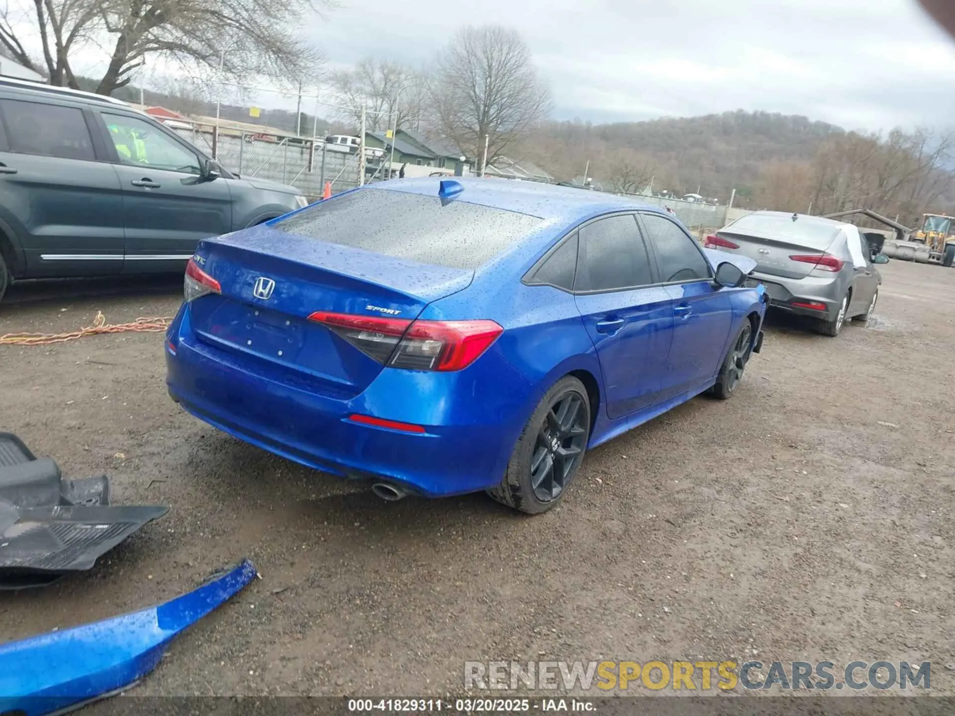 4 fotografías del automóvil dañado 2HGFE2F59RH507287 HONDA CIVIC 2024