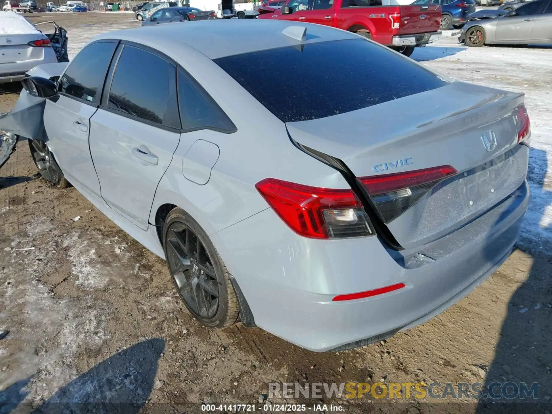 3 fotografías del automóvil dañado 2HGFE2F59RH539303 HONDA CIVIC 2024