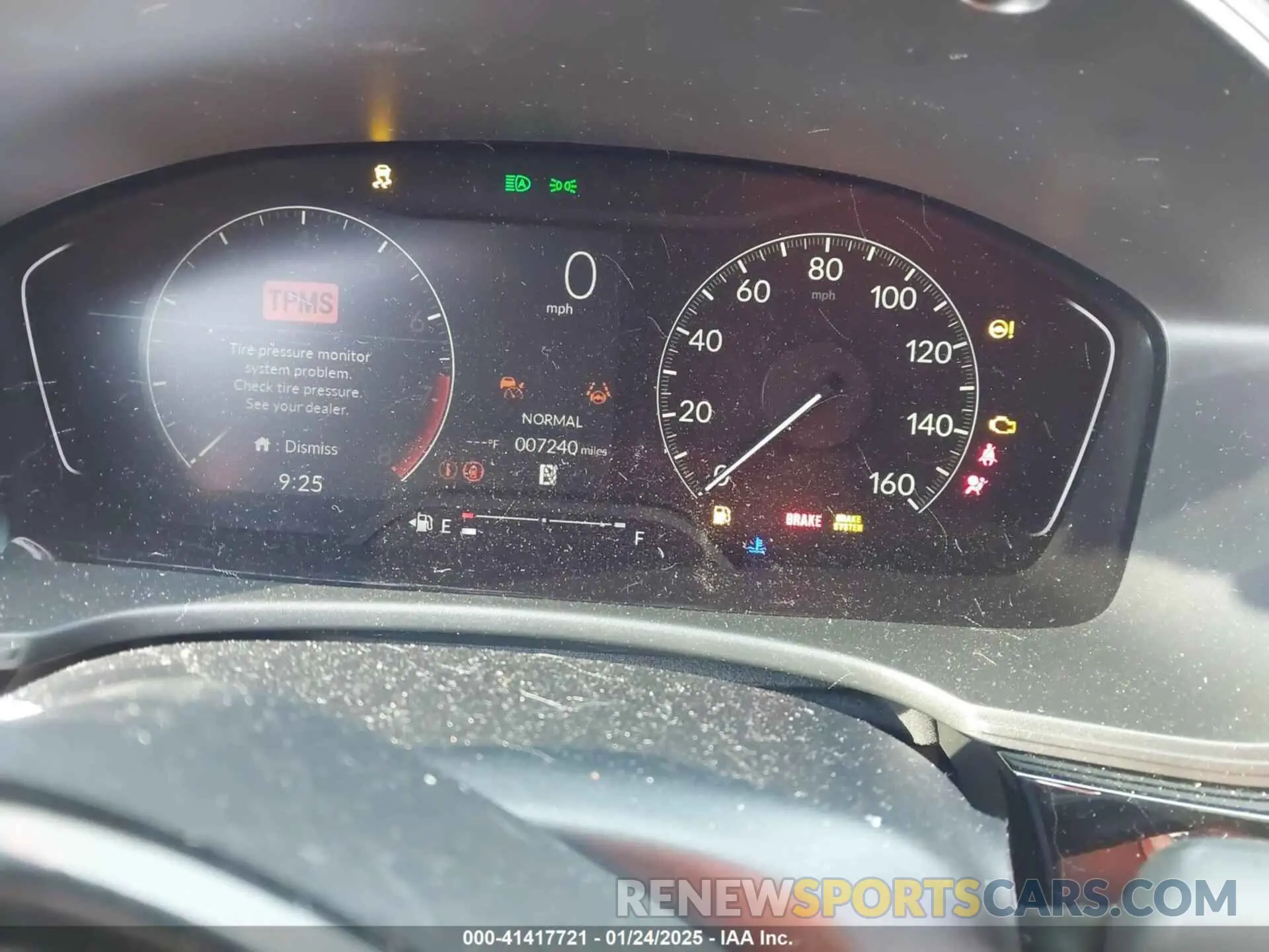 7 fotografías del automóvil dañado 2HGFE2F59RH539303 HONDA CIVIC 2024