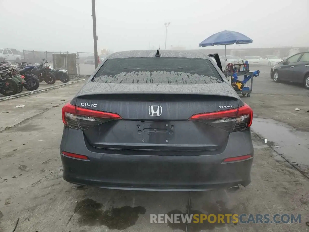 6 fotografías del automóvil dañado 2HGFE2F59RH540516 HONDA CIVIC 2024