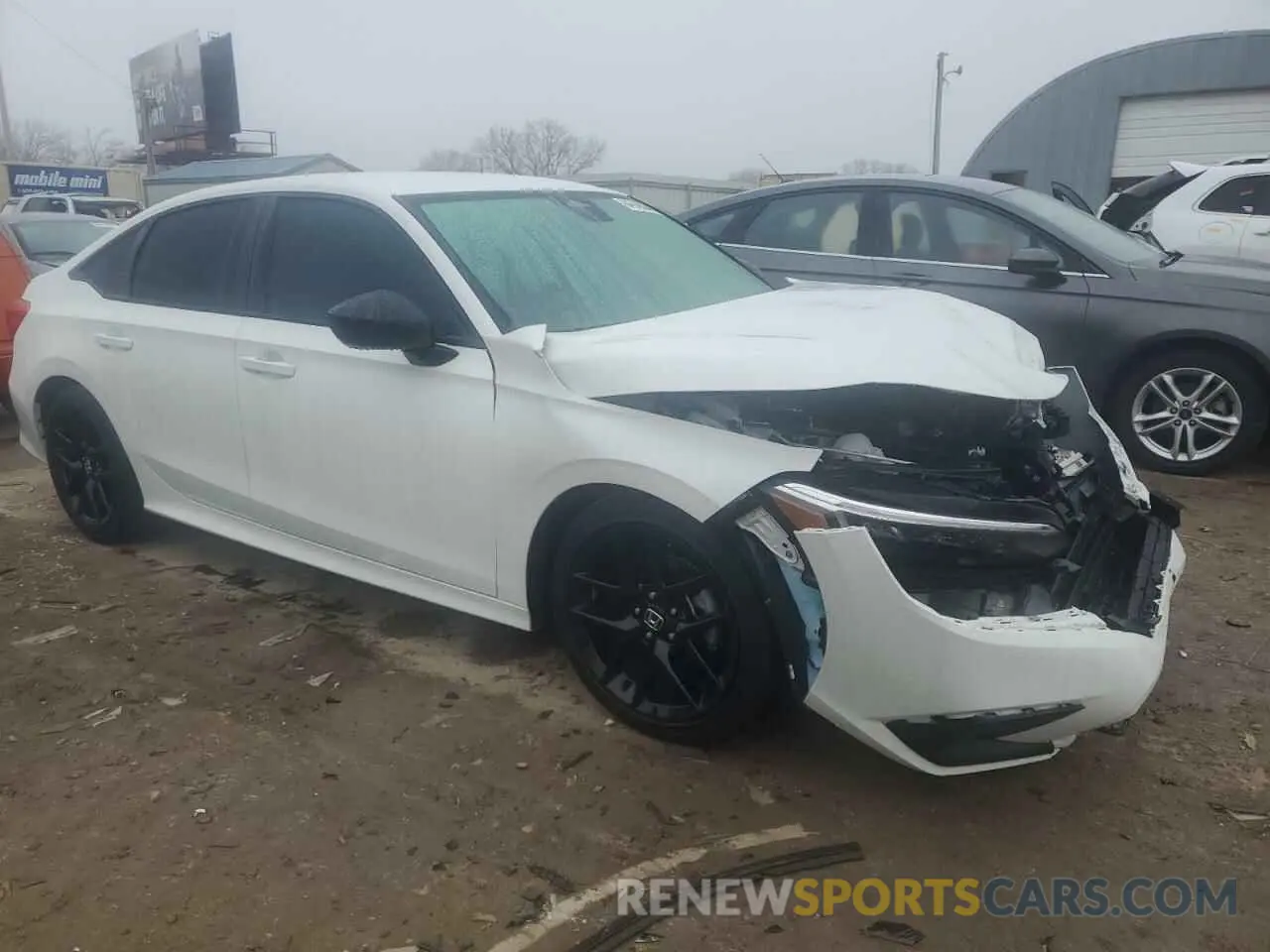 4 fotografías del automóvil dañado 2HGFE2F59RH547305 HONDA CIVIC 2024