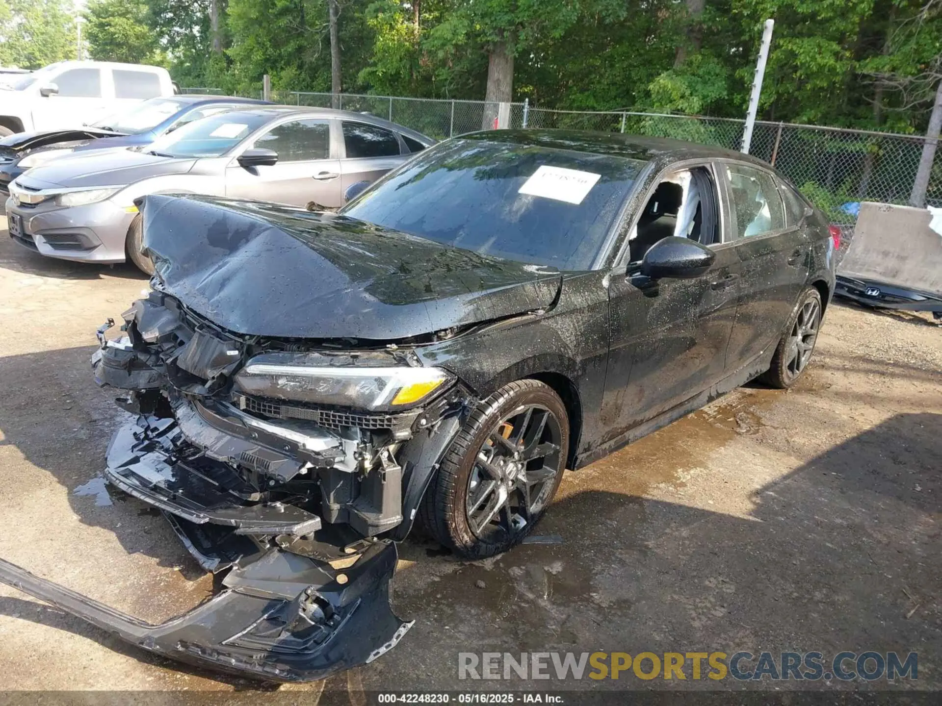 2 fotografías del automóvil dañado 2HGFE2F59RH554531 HONDA CIVIC 2024