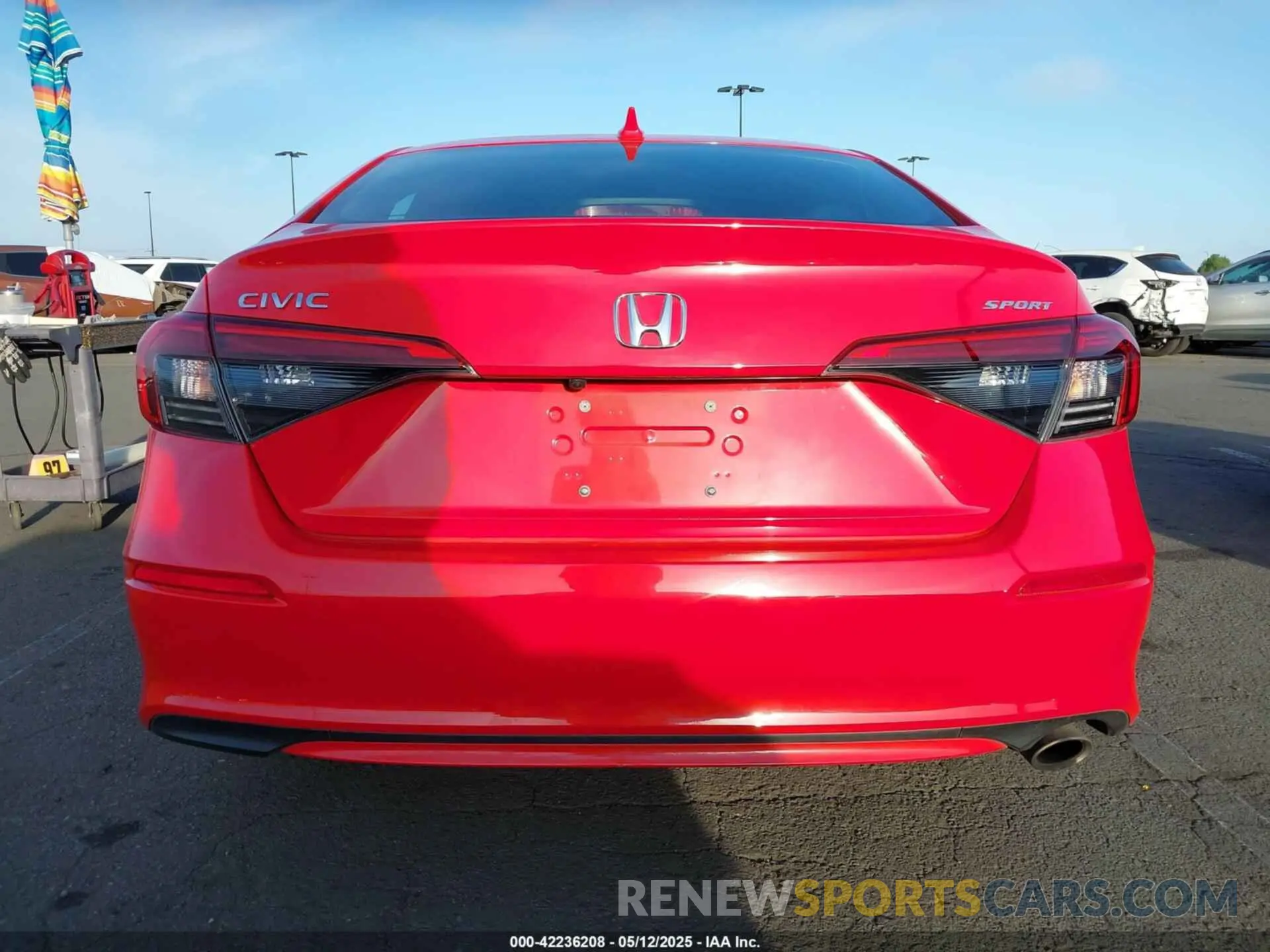16 fotografías del automóvil dañado 2HGFE2F59RH572589 HONDA CIVIC 2024