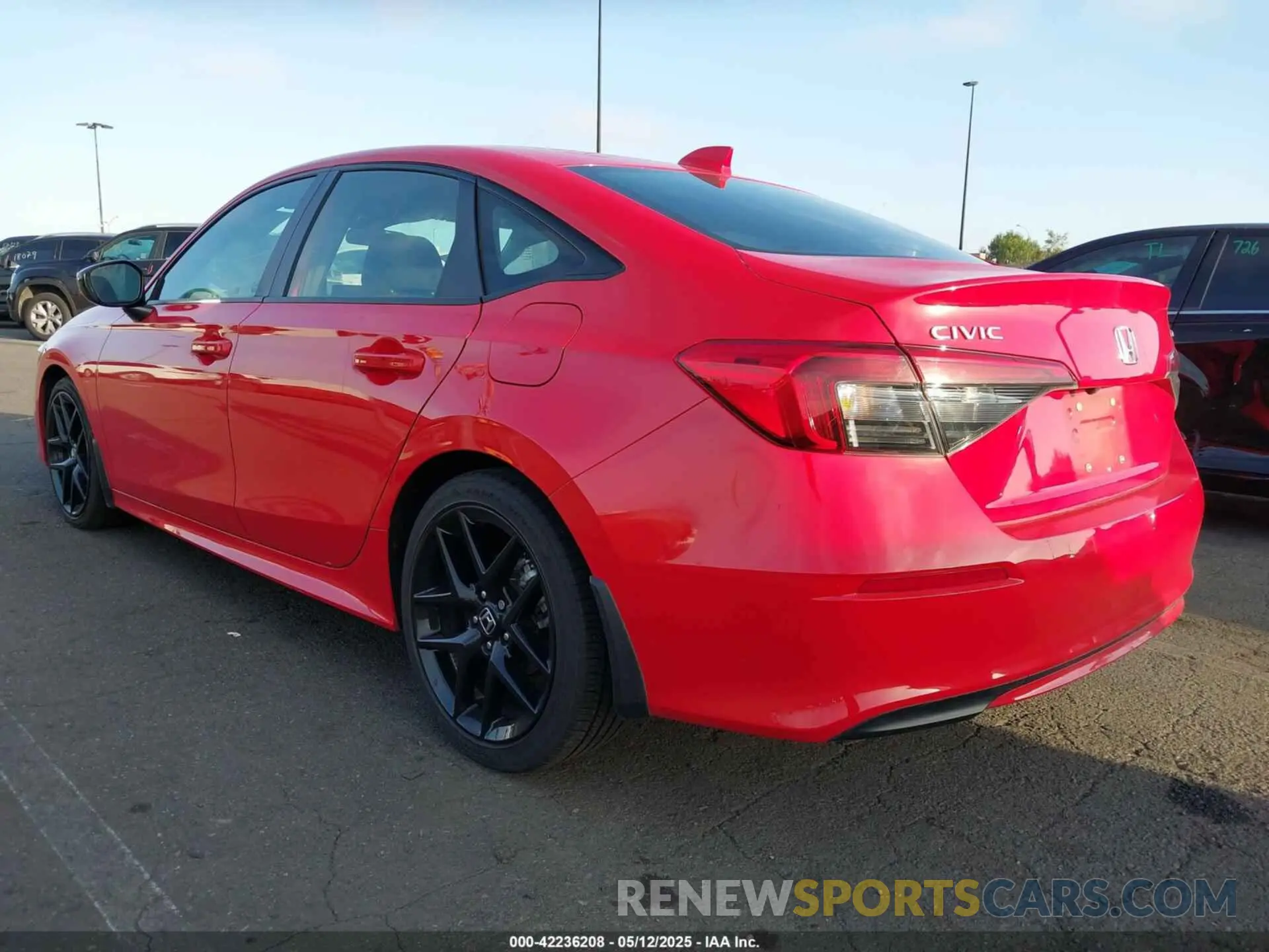 3 fotografías del automóvil dañado 2HGFE2F59RH572589 HONDA CIVIC 2024
