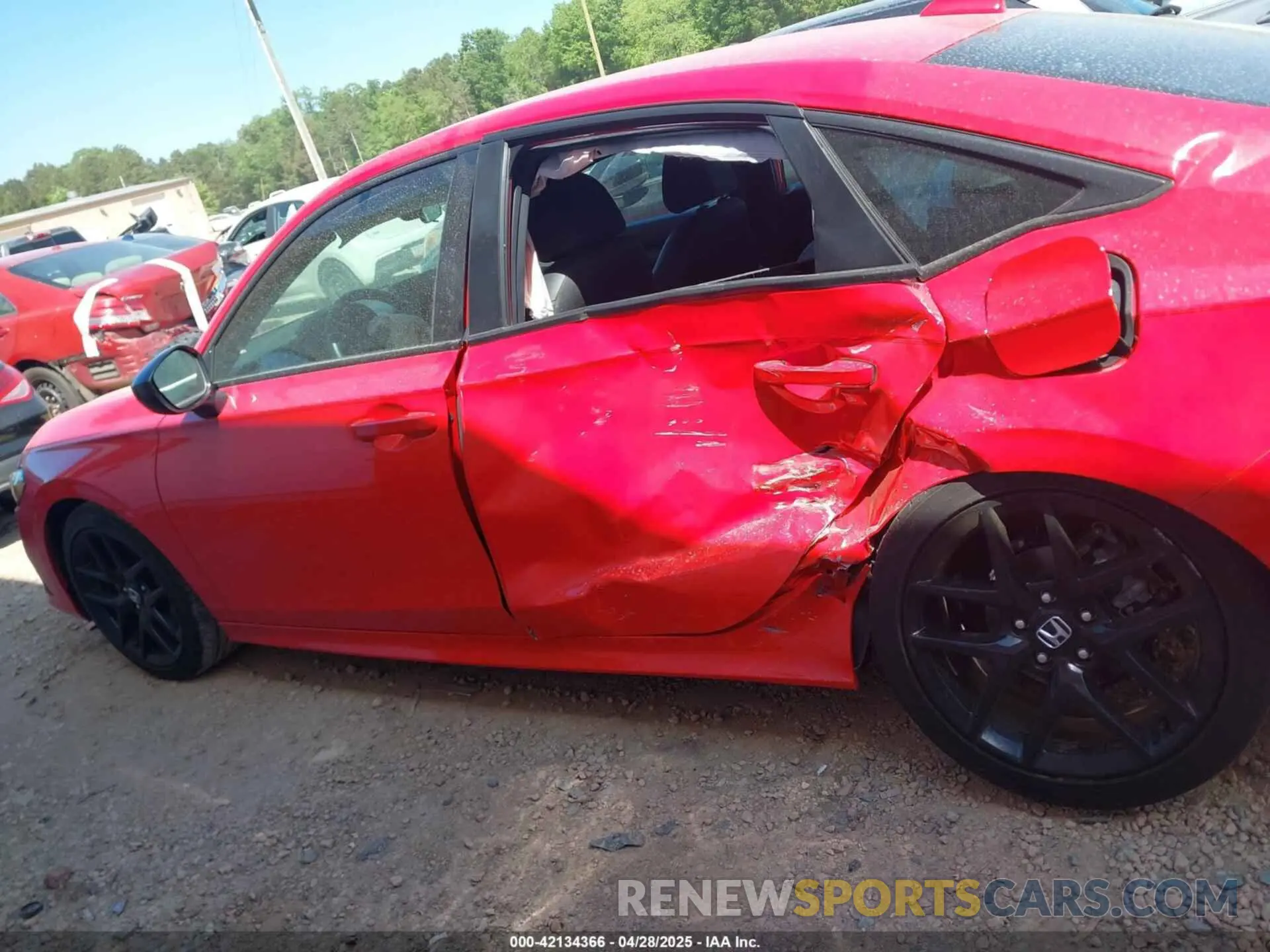 14 fotografías del automóvil dañado 2HGFE2F59RH573578 HONDA CIVIC 2024