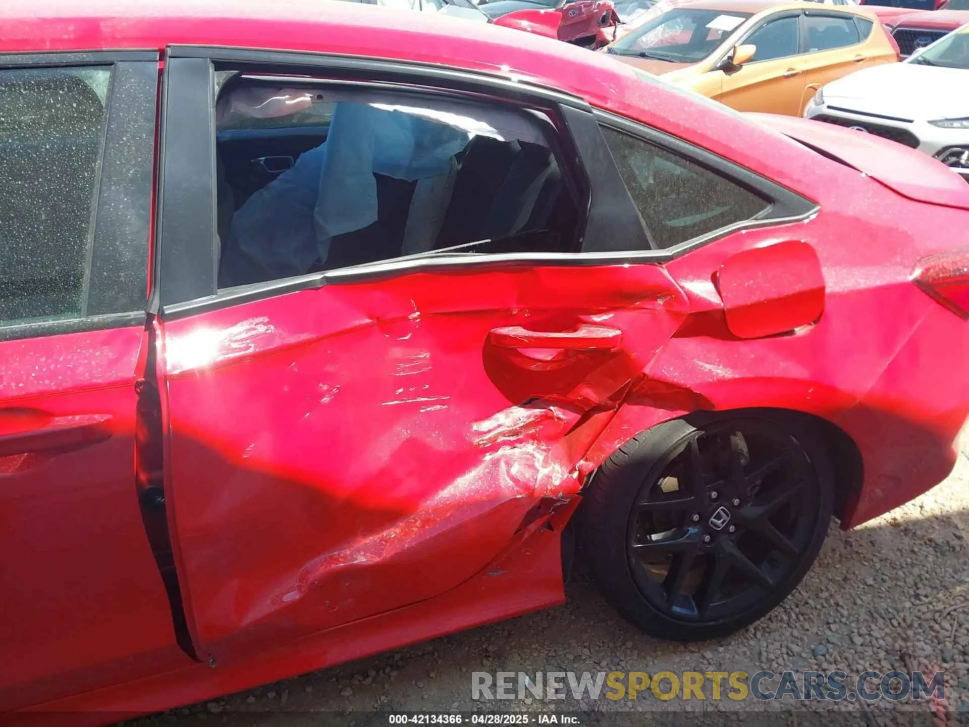 6 fotografías del automóvil dañado 2HGFE2F59RH573578 HONDA CIVIC 2024