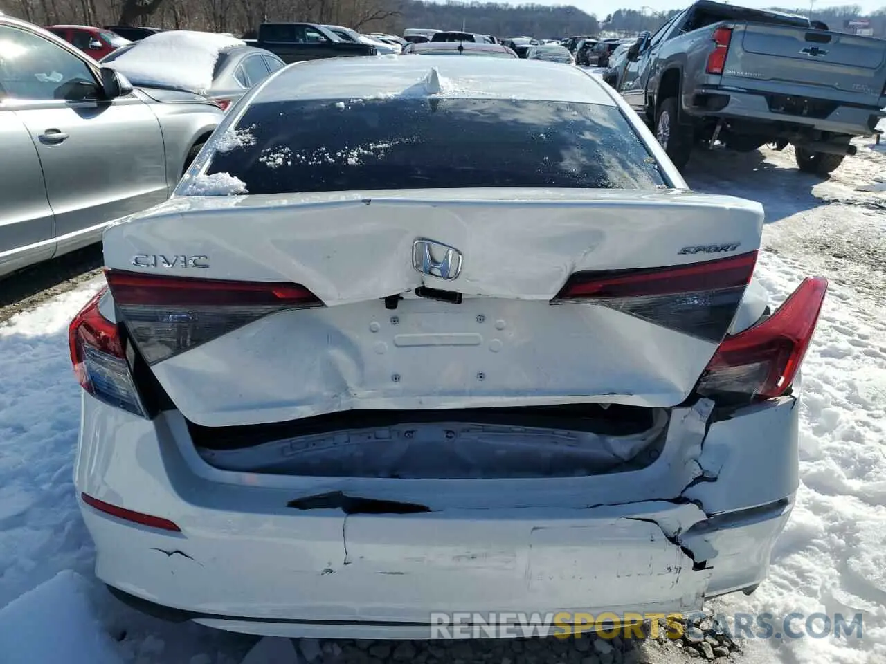 6 fotografías del automóvil dañado 2HGFE2F59RH592440 HONDA CIVIC 2024