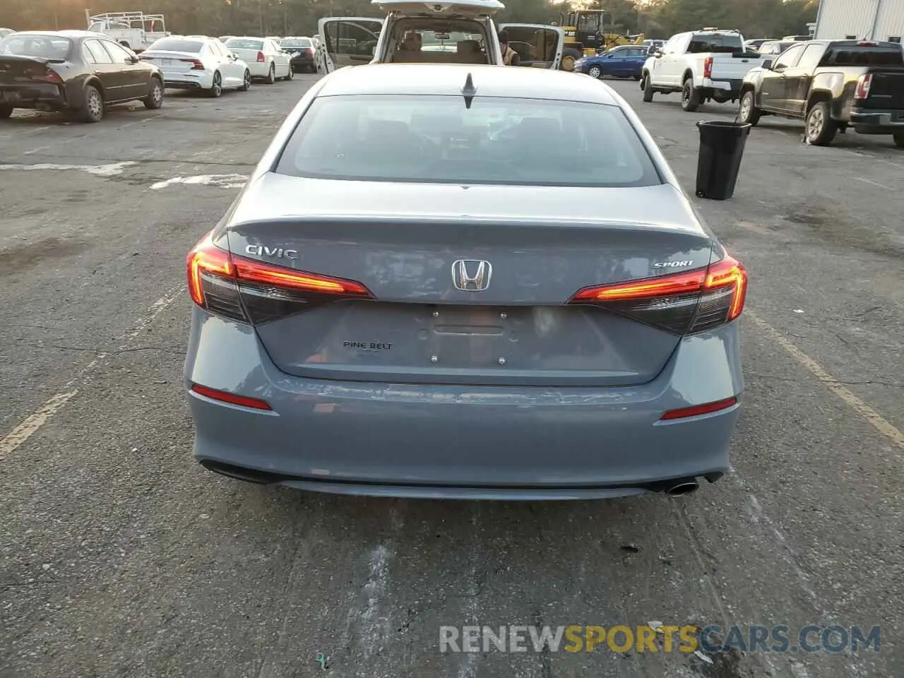 6 fotografías del automóvil dañado 2HGFE2F5XRH521070 HONDA CIVIC 2024