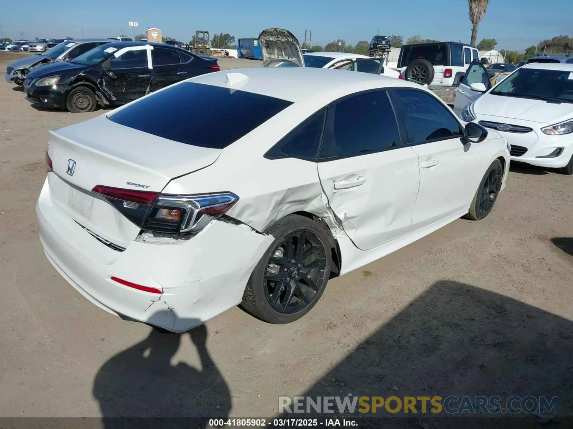 4 fotografías del automóvil dañado 2HGFE2F5XRH523658 HONDA CIVIC 2024