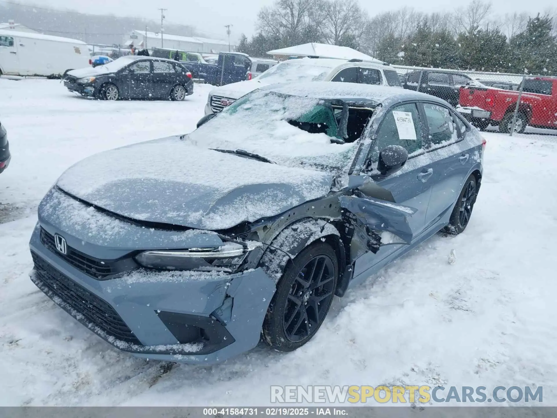 2 fotografías del automóvil dañado 2HGFE2F5XRH525376 HONDA CIVIC 2024