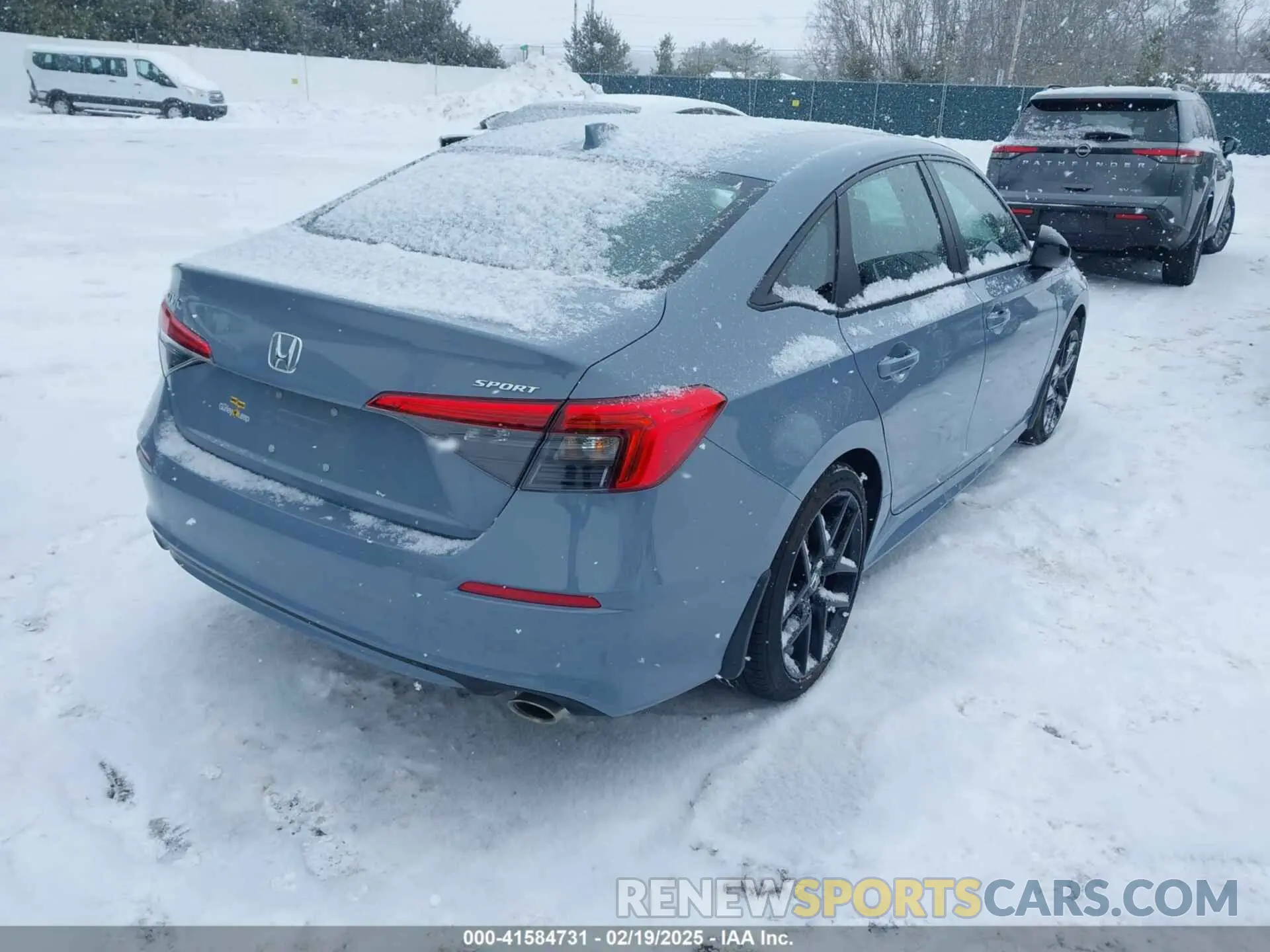 4 fotografías del automóvil dañado 2HGFE2F5XRH525376 HONDA CIVIC 2024