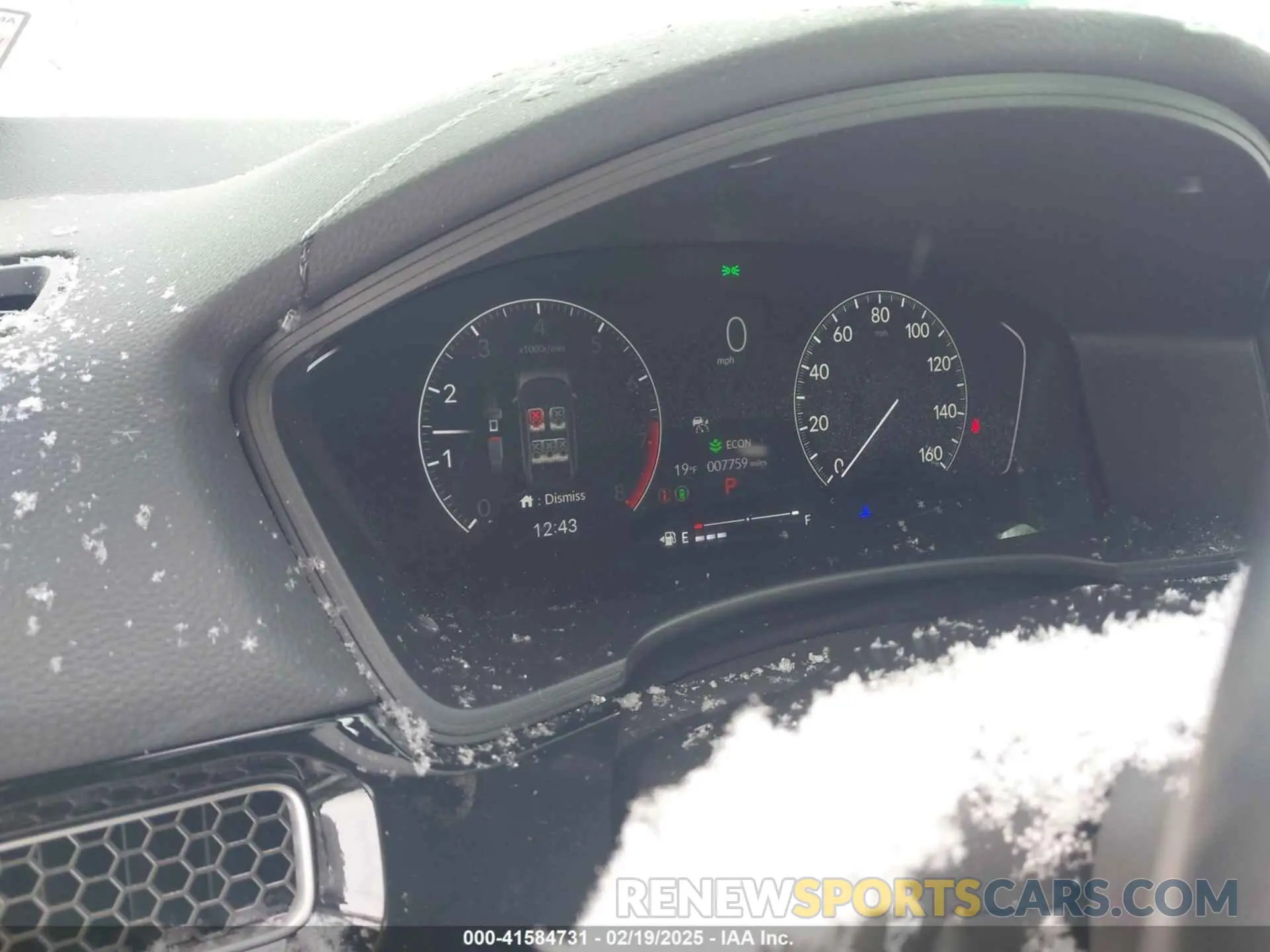 7 fotografías del automóvil dañado 2HGFE2F5XRH525376 HONDA CIVIC 2024