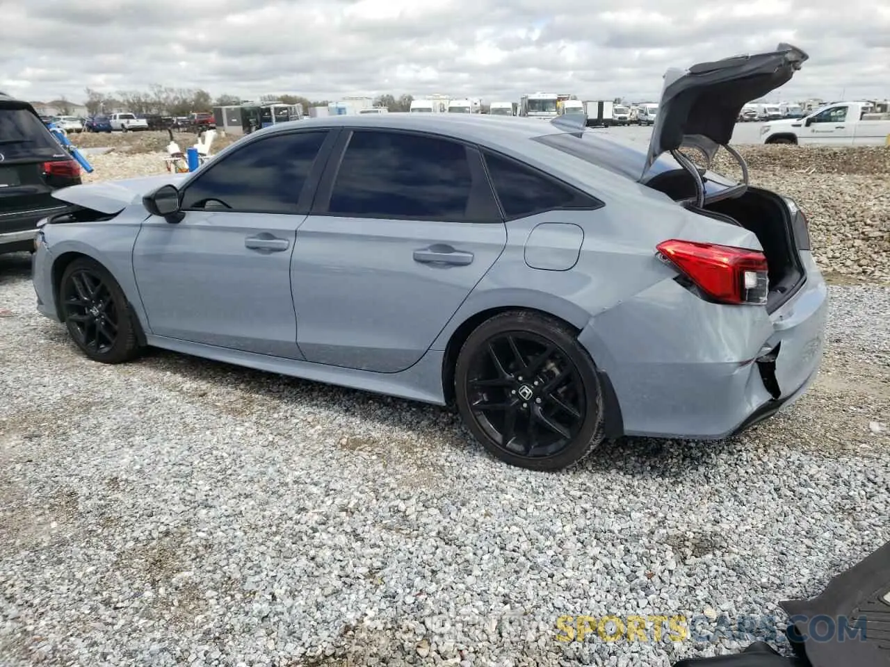 2 fotografías del automóvil dañado 2HGFE2F5XRH542954 HONDA CIVIC 2024