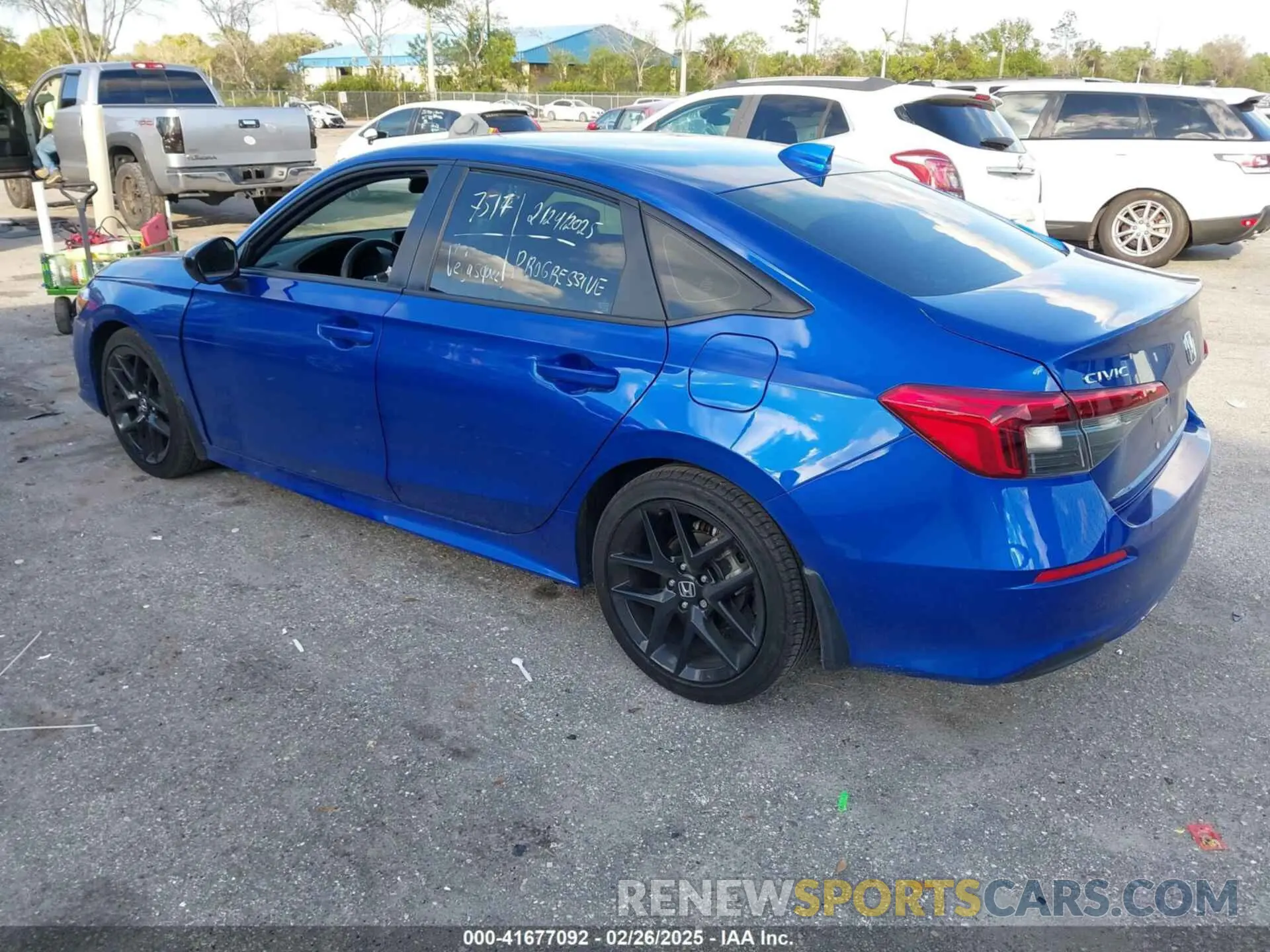 3 fotografías del automóvil dañado 2HGFE2F5XRH570141 HONDA CIVIC 2024