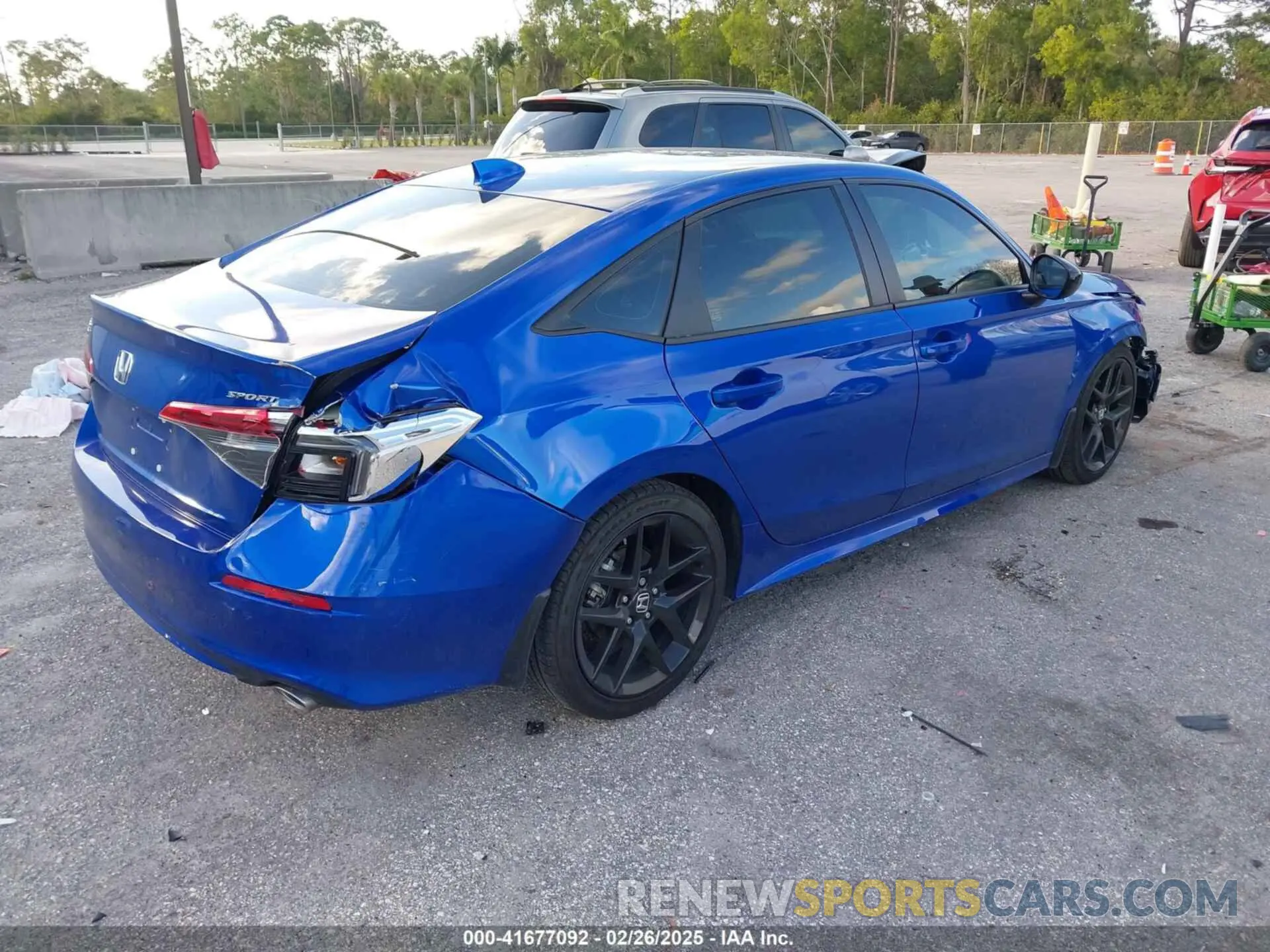 4 fotografías del automóvil dañado 2HGFE2F5XRH570141 HONDA CIVIC 2024