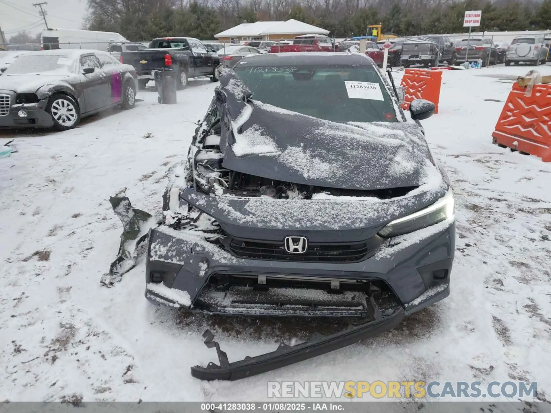 12 fotografías del automóvil dañado 2HGFE2F5XRH577686 HONDA CIVIC 2024