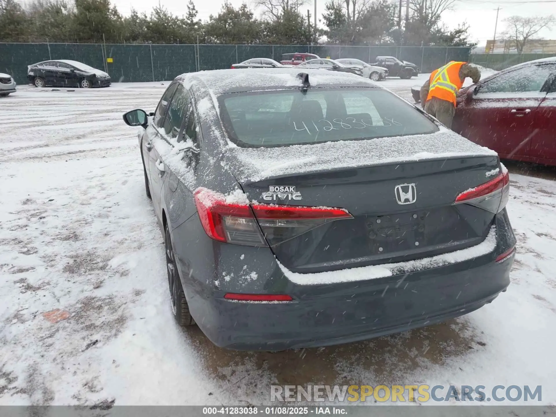 3 fotografías del automóvil dañado 2HGFE2F5XRH577686 HONDA CIVIC 2024