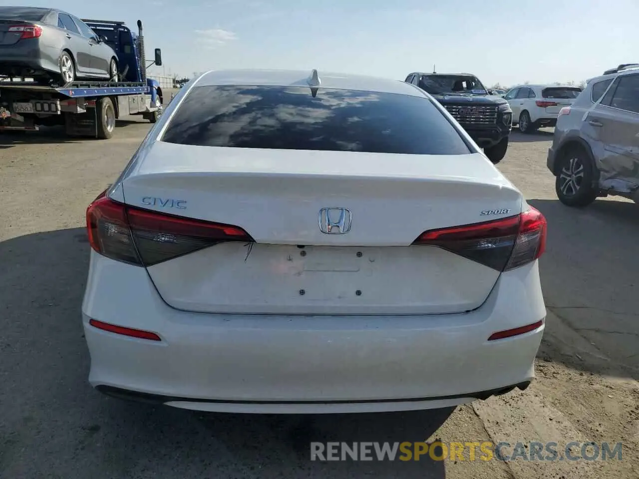 6 fotografías del automóvil dañado 2HGFE2F5XRH582662 HONDA CIVIC 2024
