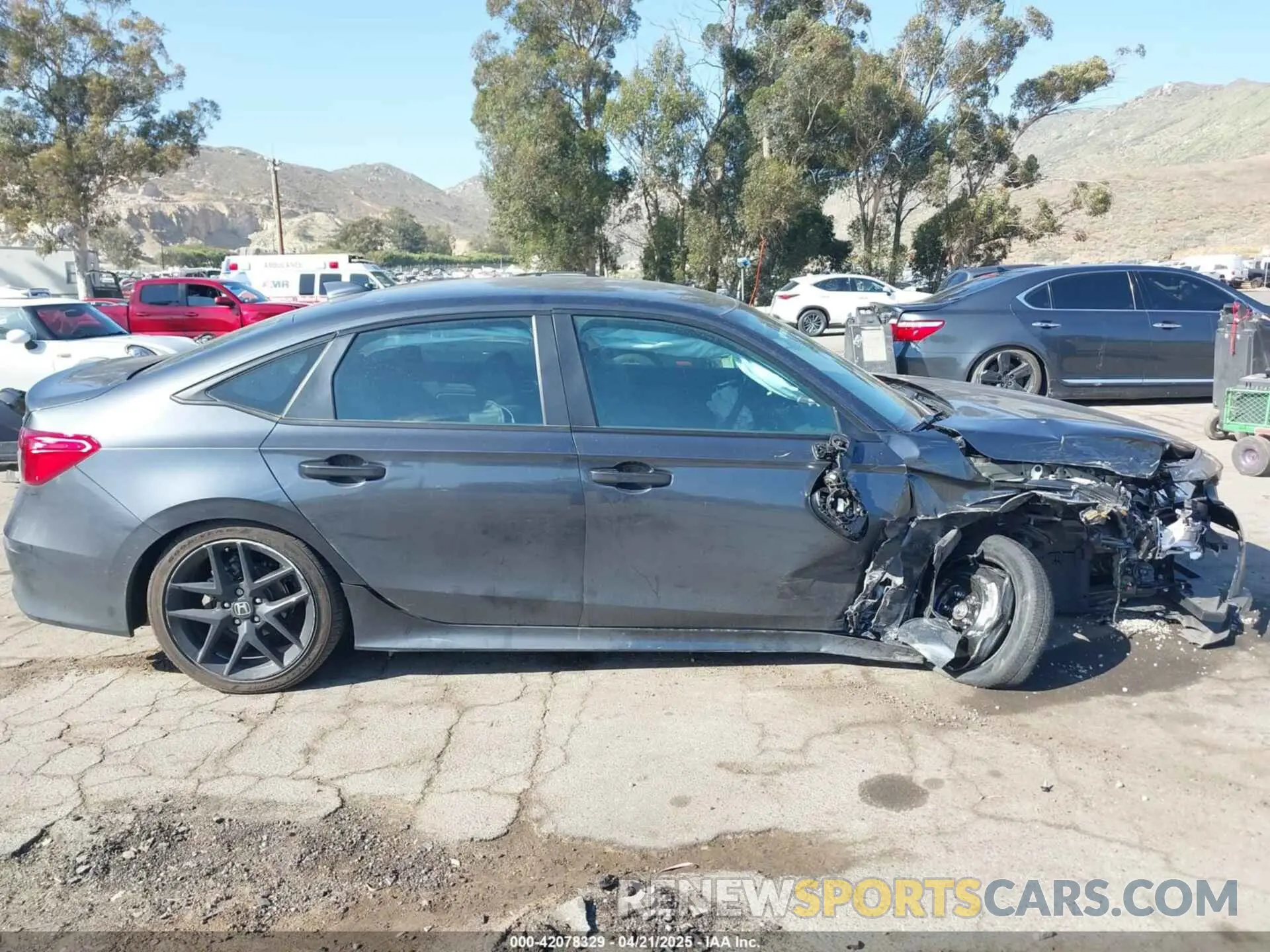 13 fotografías del automóvil dañado 2HGFE2F5XRH590096 HONDA CIVIC 2024