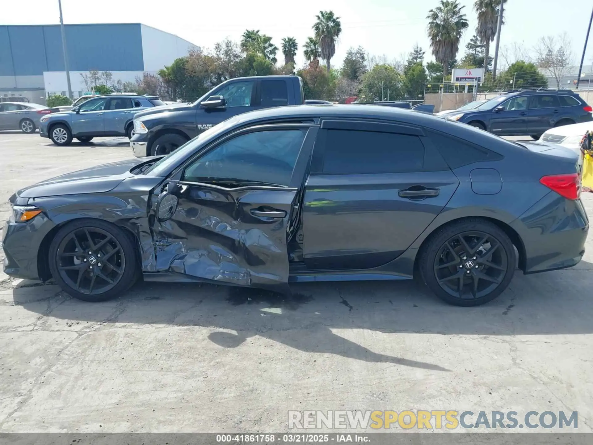 14 fotografías del automóvil dañado 2HGFE2F5XRH594049 HONDA CIVIC 2024