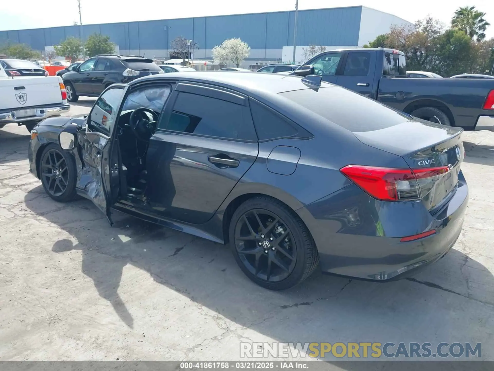 3 fotografías del automóvil dañado 2HGFE2F5XRH594049 HONDA CIVIC 2024