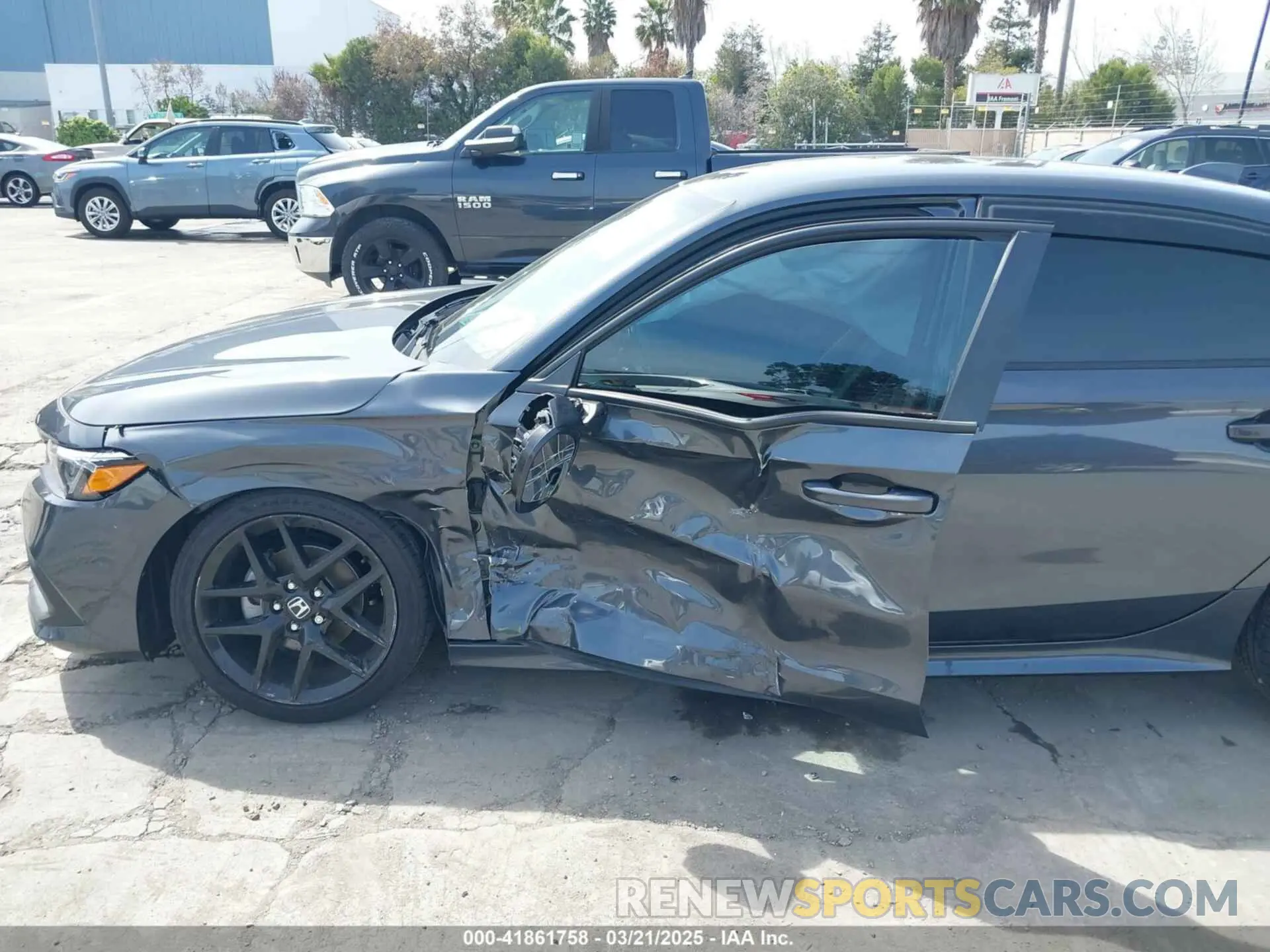 6 fotografías del automóvil dañado 2HGFE2F5XRH594049 HONDA CIVIC 2024