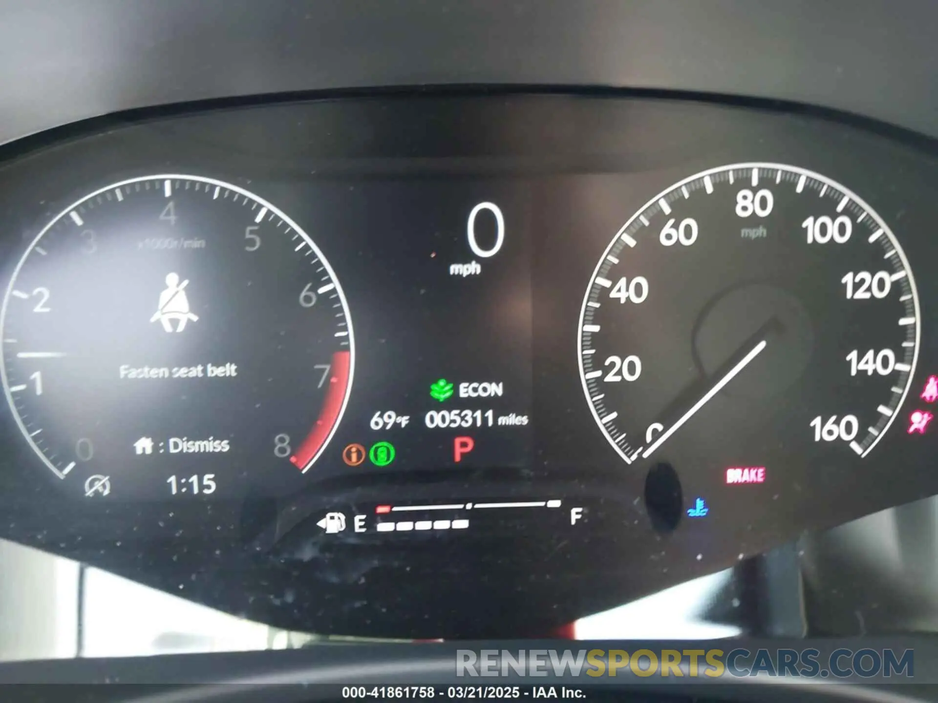 7 fotografías del automóvil dañado 2HGFE2F5XRH594049 HONDA CIVIC 2024