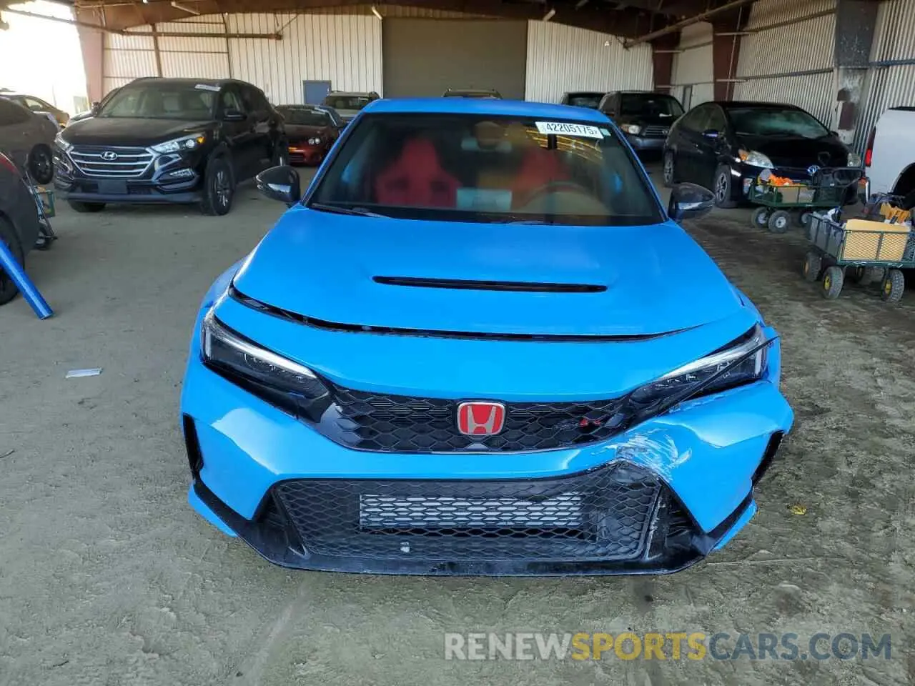 5 fotografías del automóvil dañado JHMFL5G4XRX002610 HONDA CIVIC 2024